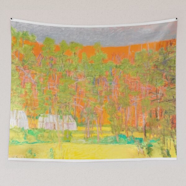 Item preview, Wolf Kahn art - Wolf Kahn artwork - Wolf Kahn abstract - Wolf Kahn painting - Wolf Kahn landscape - Wolf Kahn color designed and sold by Rohyadalim.