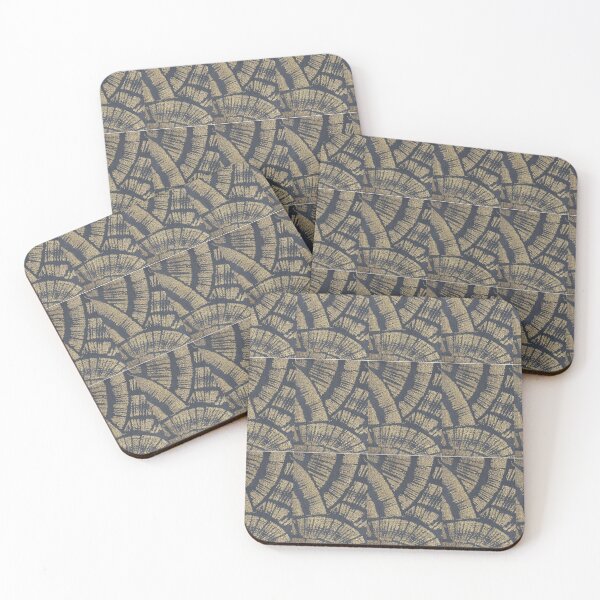Item preview, Golden Charcoal Chisel - Abstract Metallic Texture designed and sold by kaizen x malena.