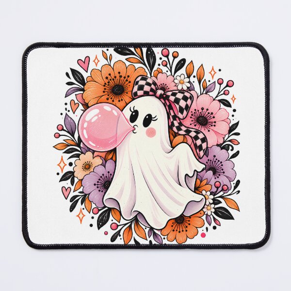 Item preview, Pastel Floral Ghost Halloween designed and sold by MysticCanvasAi.