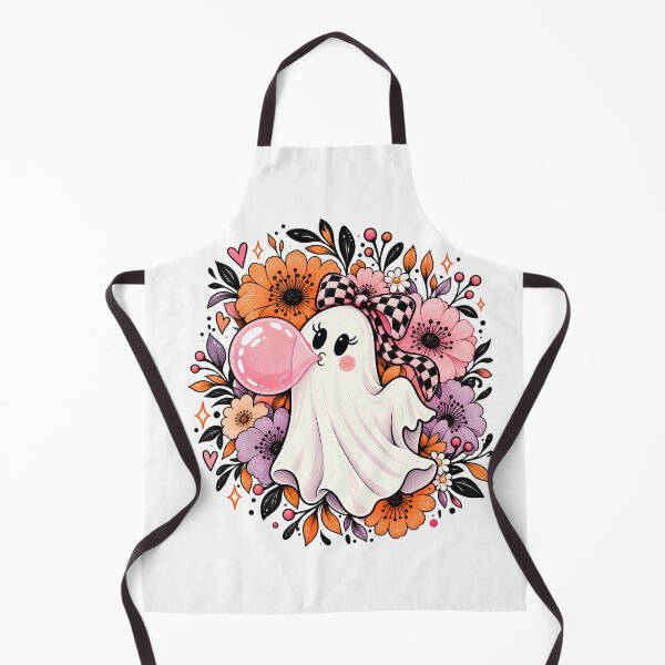 Item preview, Pastel Floral Ghost Halloween designed and sold by MysticCanvasAi.