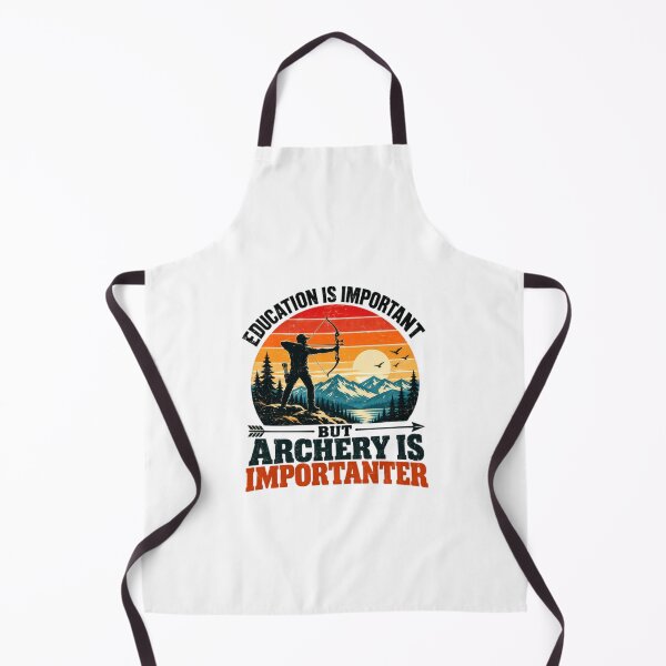 Item preview, Education Is Important But Archery Is Importanter Archer Bow Hunting Gift designed and sold by SkeletonsDanger.