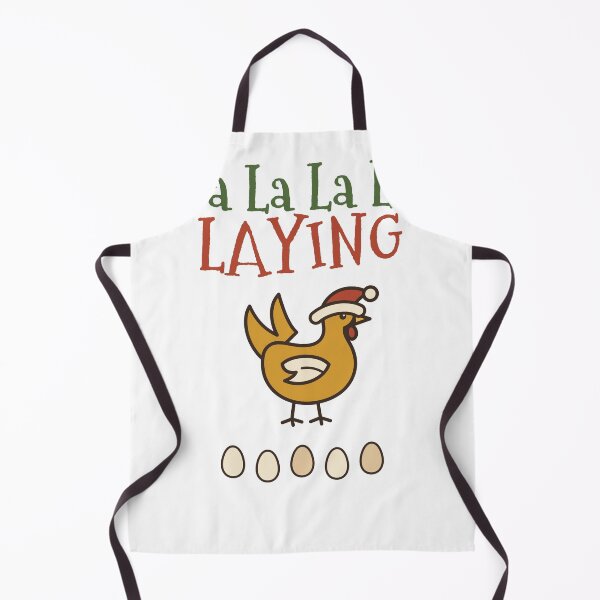 Item preview, Fa La La La Laying Christmas Chicken designed and sold by HenAndHeller.
