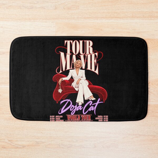 Item preview, Doja Cat Tour Ma Vie 2026 World Tour Red Couch White Suit Poster Style Concert designed and sold by Cuiroblinda.
