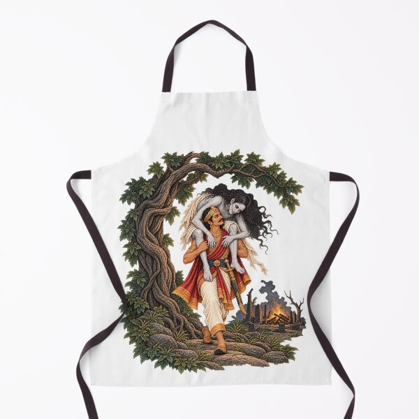 Item preview, Vikram and Betal Indian Folklore Art designed and sold by Larkfound Studio.