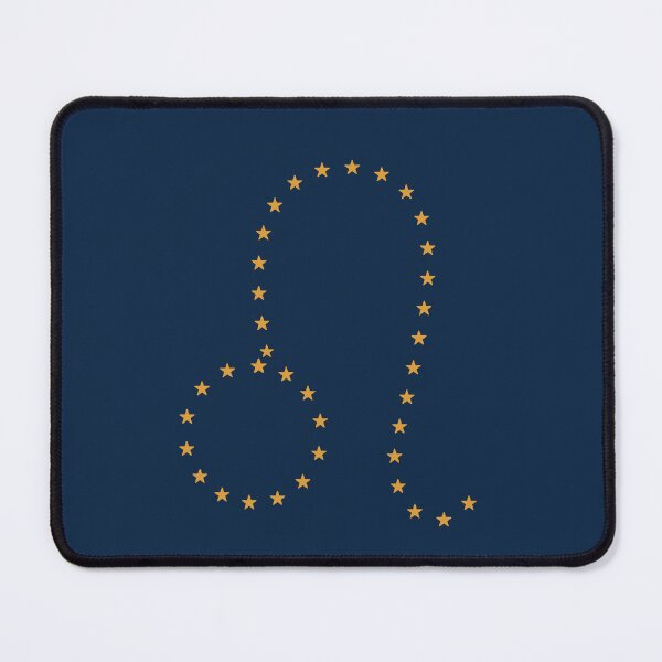 Item preview, Leo Zodiac Symbol - Gold Stars on Navy designed and sold by iampaulmorris.