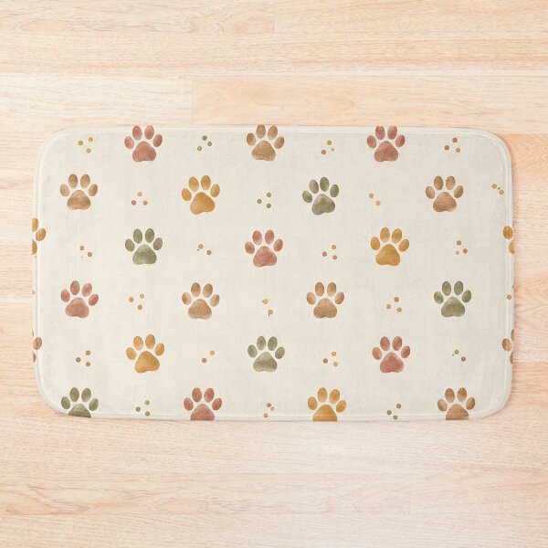 Item preview, Paw Print Watercolor Safari Pattern designed and sold by mycute-stickers.