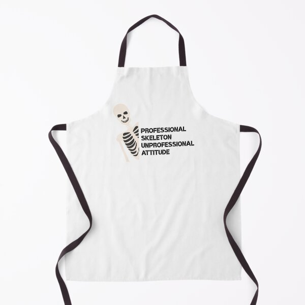 Item preview, Professional Skeleton Unprofessional Attitude – Funny Office Humor designed and sold by CutieGalore.