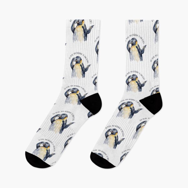 Item preview, Sassy Penguin Disco Sunglasses Watercolor designed and sold by Tiffany Roy.