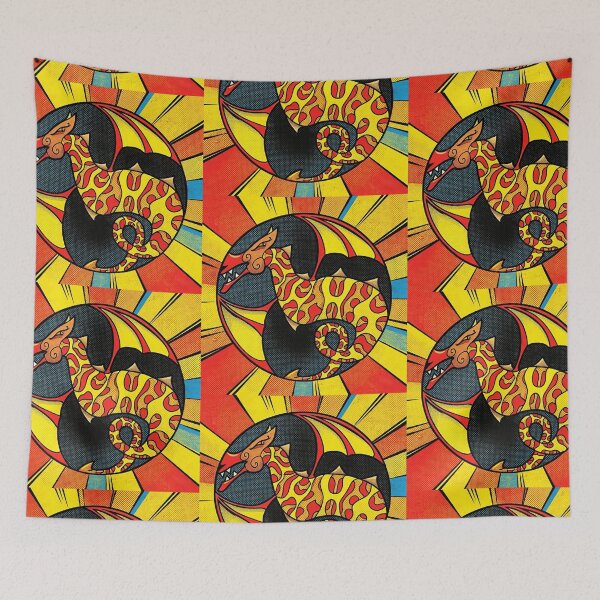 Item preview, Pop art Wyvern designed and sold by Glenbobagins.