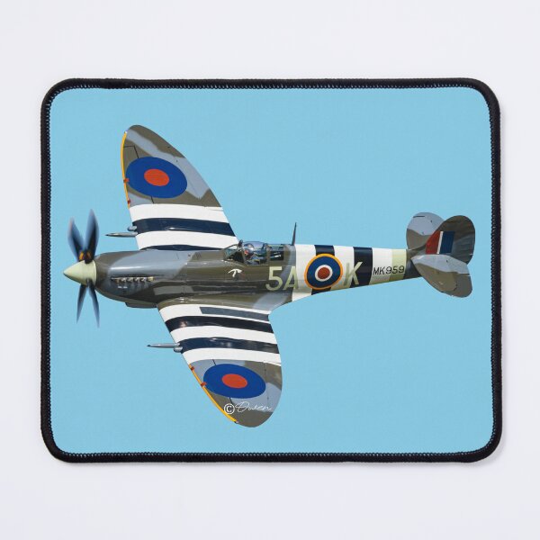 Item preview, Spitfire Fighter Left Bank Battle of Britain Vector Art designed and sold by AfterburnerLab.