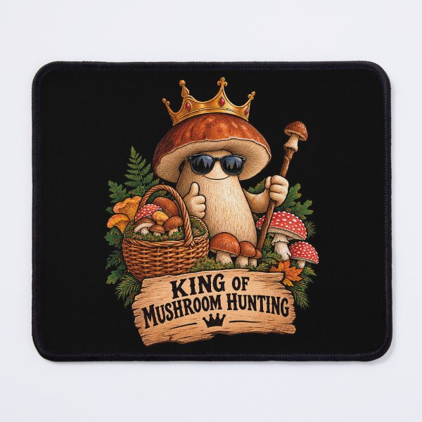 Item preview, King Of Mushroom Hunting Funny Foraging Mushroom Picker designed and sold by CrazySzoopWorld.