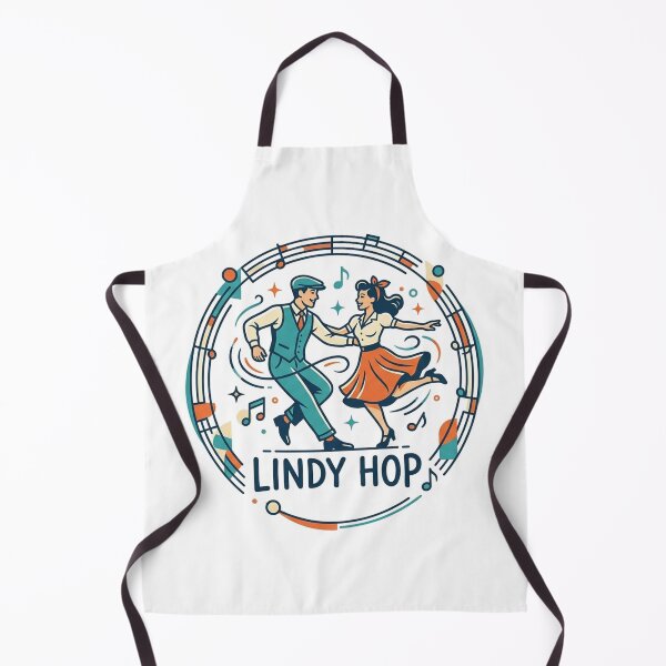 Item preview, Vintage Lindy Hop Swing Dance Music Retro Illustration designed and sold by AgdBol.