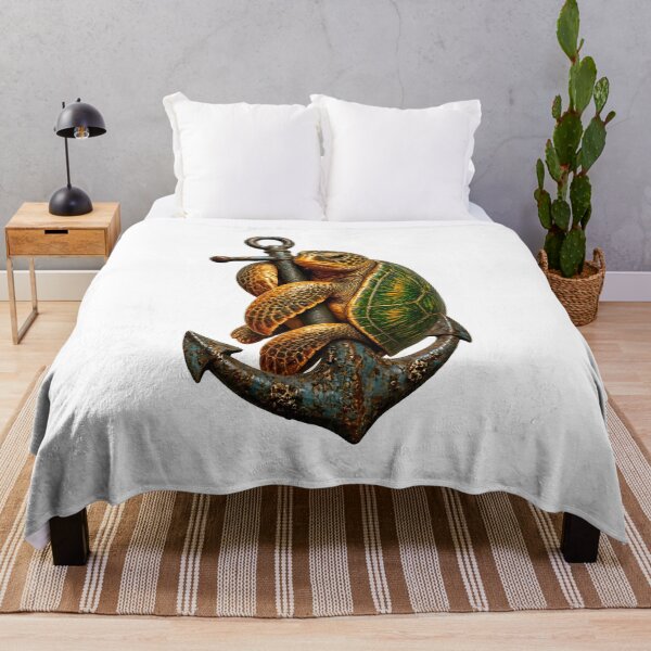 Item preview, Slowly approaching the destination - Turtle at anchor designed and sold by design-rebell.