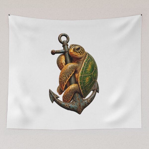 Item preview, Slowly approaching the destination - Turtle at anchor designed and sold by design-rebell.
