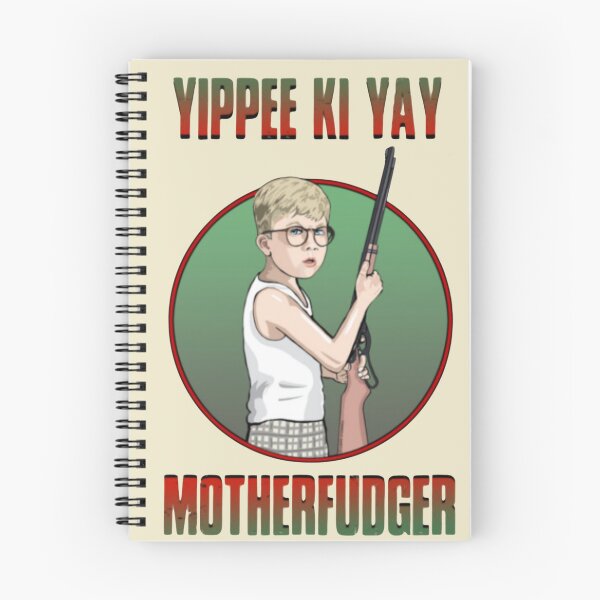 Item preview, Ralphie Yippee Ki Yay Motherfudger Quote A Christmas Story Inspired Drawing designed and sold by MakersFolly.