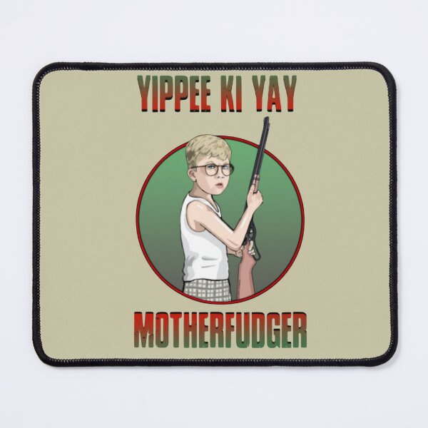Item preview, Ralphie Yippee Ki Yay Motherfudger Quote A Christmas Story Inspired Drawing designed and sold by MakersFolly.