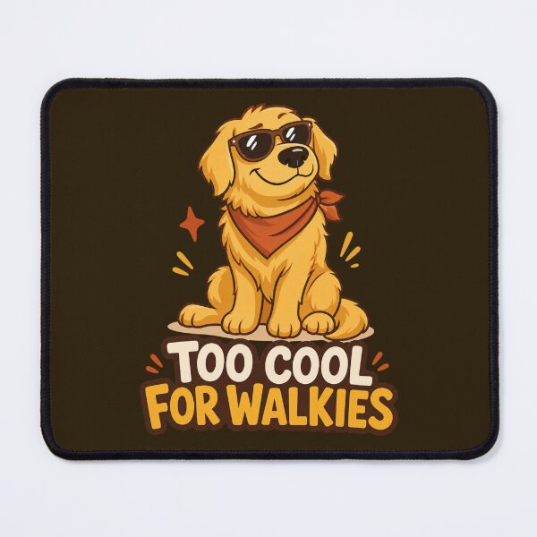 Item preview, Too Cool For Walkies Funny Dog T-Shirt designed and sold by Dbm Teeverse.