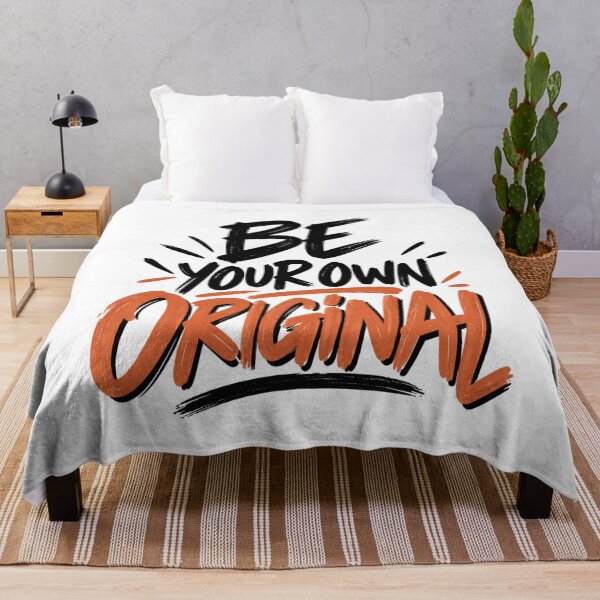 Item preview, Be Your Own Original – Motivational Self Confidence Brush Lettering designed and sold by justforart91.