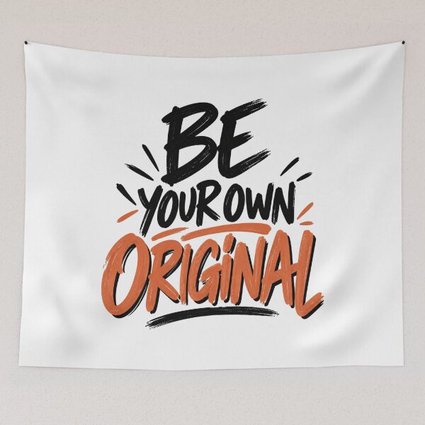 Item preview, Be Your Own Original – Motivational Self Confidence Brush Lettering designed and sold by justforart91.
