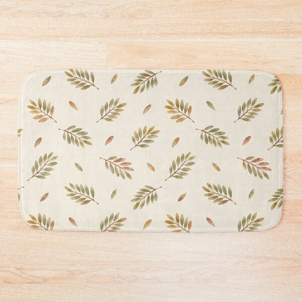 Item preview, Patrón botánico de acuarela de hojas de safari designed and sold by mycute-stickers.