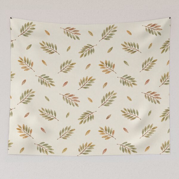 Item preview, Safari Leaves Watercolor Botanical Pattern designed and sold by mycute-stickers.