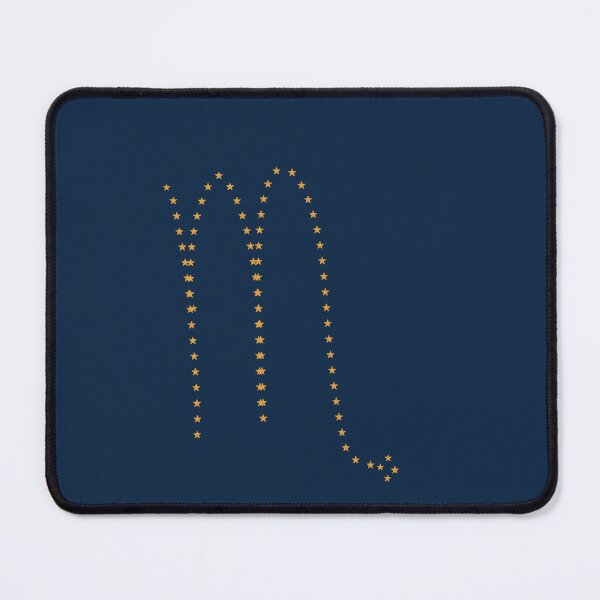 Item preview, Scorpio Zodiac Symbol - Gold Stars on Navy designed and sold by iampaulmorris.