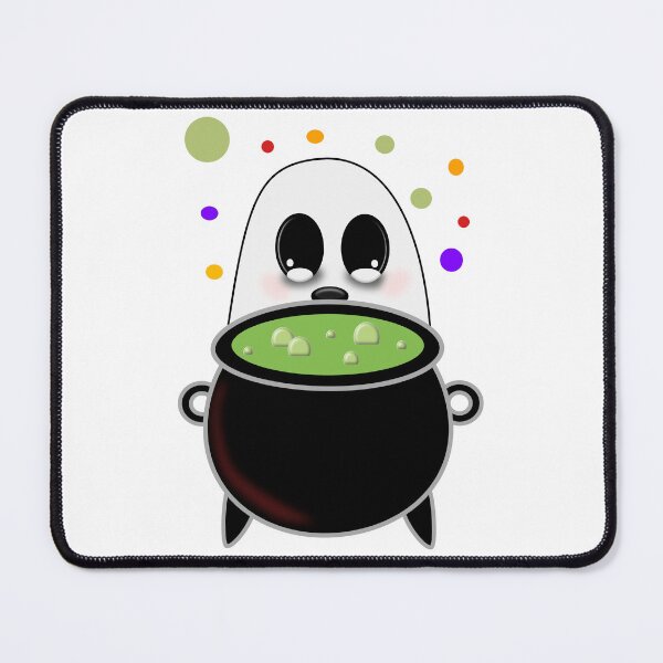 Item preview, Cute Ghost Brewing Magic Potion | Kawaii Halloween Witch Design designed and sold by ForcePrint.