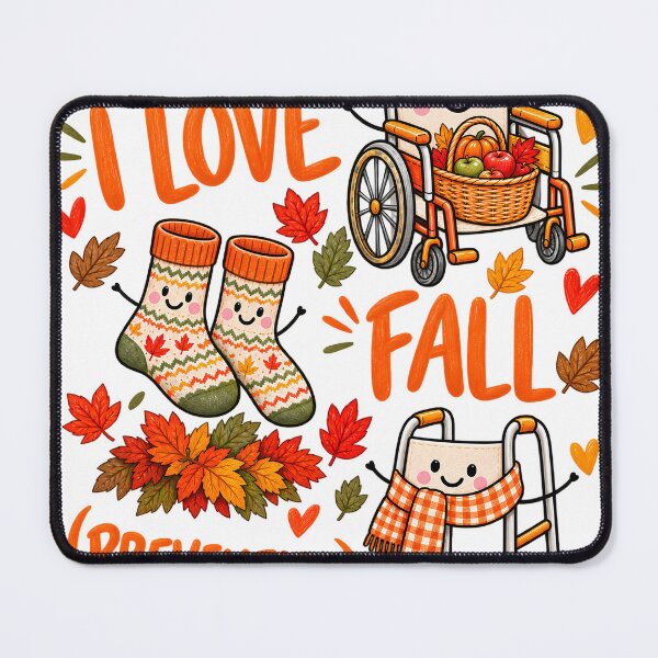 Item preview, I Love Fall Prevention Nurse Autumn Design designed and sold by VGAfanatic.