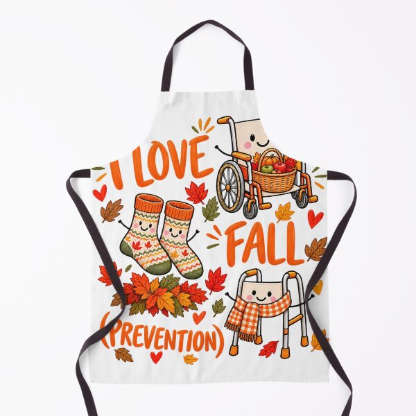Item preview, I Love Fall Prevention Nurse Autumn Design designed and sold by VGAfanatic.
