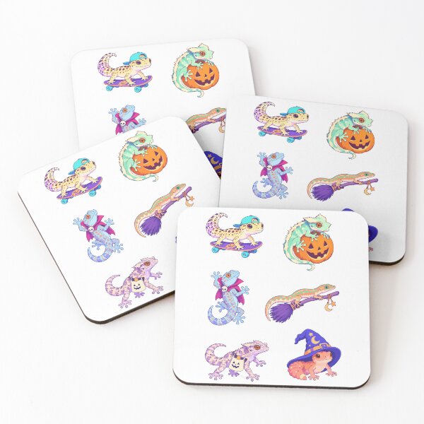 Item preview, Cute Halloween Geckos – Spooky Cute Lizard Design designed and sold by Zoolumi.
