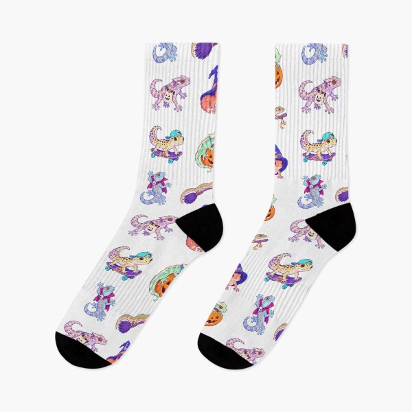 Item preview, Cute Halloween Geckos – Spooky Cute Lizard Design designed and sold by Zoolumi.