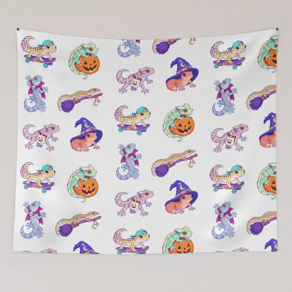 Item preview, Cute Halloween Geckos – Spooky Cute Lizard Design designed and sold by Zoolumi.