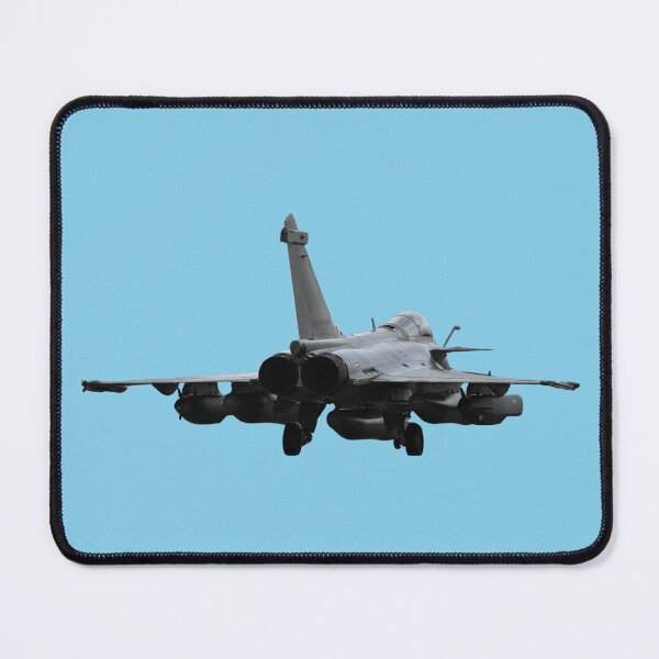 Item preview, Rafale Omnirole Fighter Tarmac Rear View Vector Art designed and sold by AfterburnerLab.