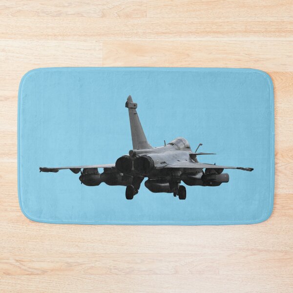 Item preview, Rafale Omnirole Fighter Tarmac Rear View Vector Art designed and sold by AfterburnerLab.