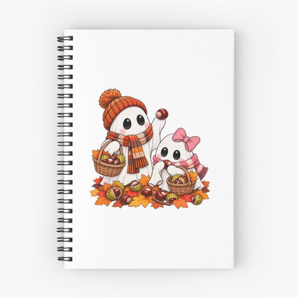 Item preview, Cute Ghosts Collecting Conkers designed and sold by House Of Hauntlings.