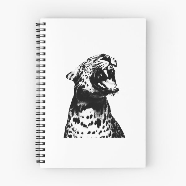 Item preview, Wild - Monochrome Jaguar Portrait designed and sold by kaizen x malena.