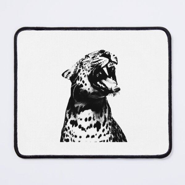 Item preview, Wild - Monochrome Jaguar Portrait designed and sold by kaizen x malena.
