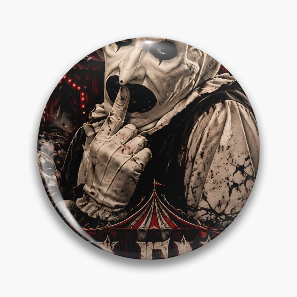 Item preview, Silence Killer Clown Halloween Slasher Dark Circus Horror Art designed and sold by AV.
