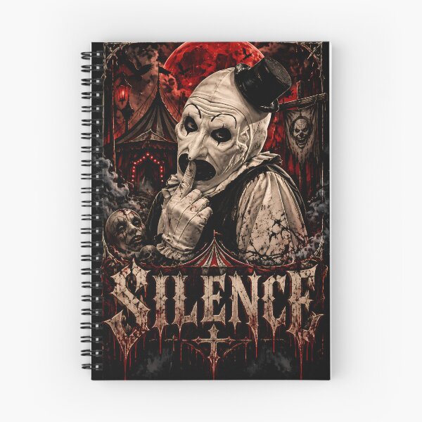 Item preview, Silence Killer Clown Halloween Slasher Dark Circus Horror Art designed and sold by AV.