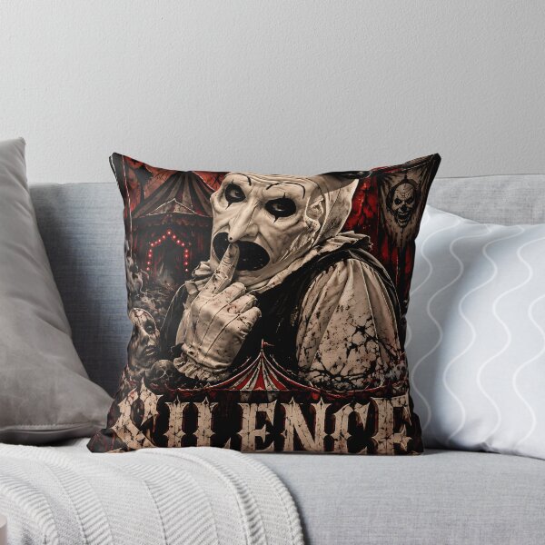 Item preview, Silence Killer Clown Halloween Slasher Dark Circus Horror Art designed and sold by AV.