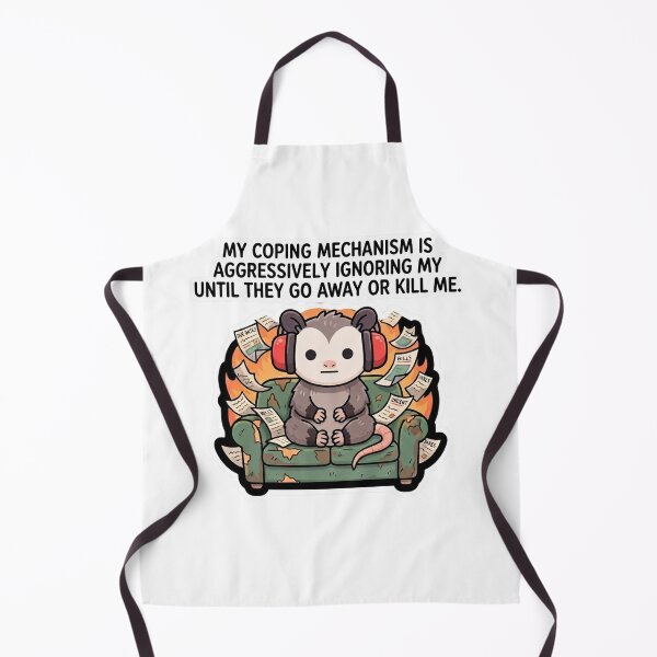 Item preview, My coping mechanism is aggressively ignoring my problems until they go away or kill me.  designed and sold by jrzvibe.