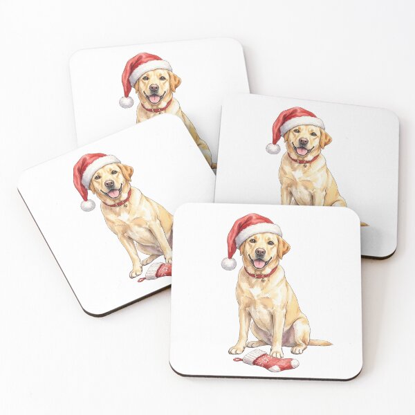 Item preview, Santa Hat Labrador Dog designed and sold by Tiffany Roy.