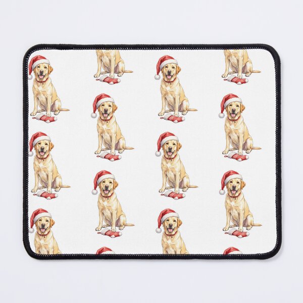 Item preview, Santa Hat Labrador Dog designed and sold by Tiffany Roy.