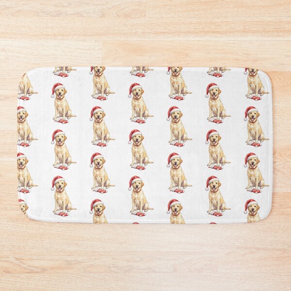 Item preview, Santa Hat Labrador Dog designed and sold by Tiffany Roy.