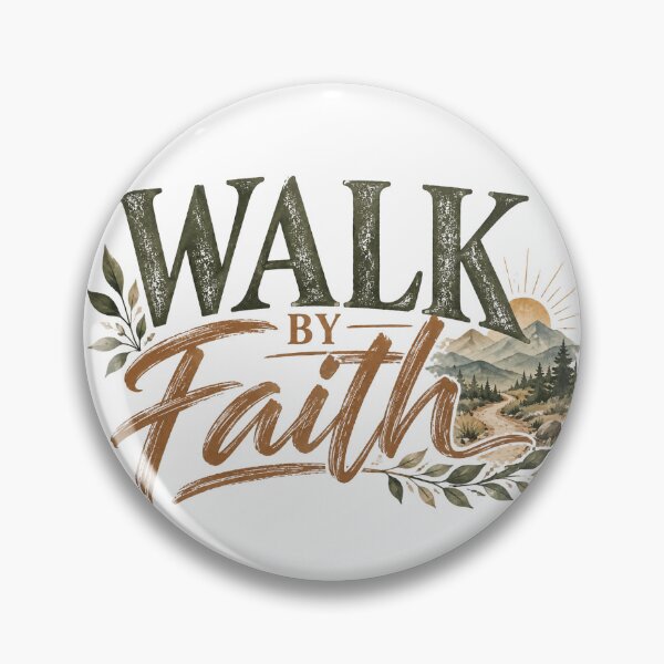 Item preview, Caminar por fe | Diseño de Christian Mountain Faith designed and sold by ThinkOnThis.