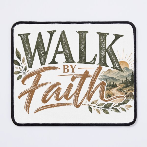 Item preview, Walk By Faith | Christian Mountain Faith Design designed and sold by ThinkOnThis.
