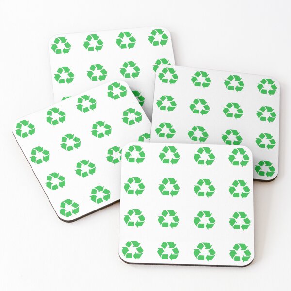 Item preview, Recycling Symbol Green Sticker Pack/Sheet- Medium Size designed and sold by SlimyFish.