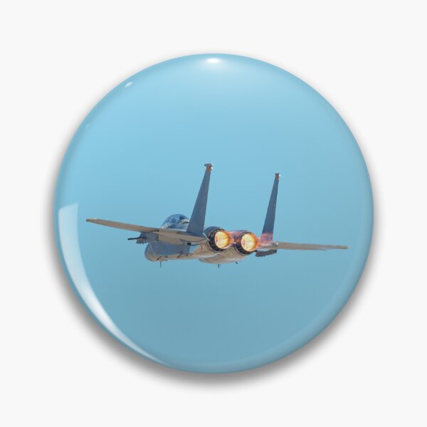 Item preview, F-15 Eagle Twin Engine Full Afterburner Rear Vector Art designed and sold by AfterburnerLab.