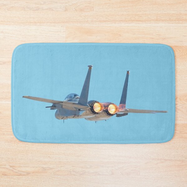 Item preview, F-15 Eagle Twin Engine Full Afterburner Rear Vector Art designed and sold by AfterburnerLab.
