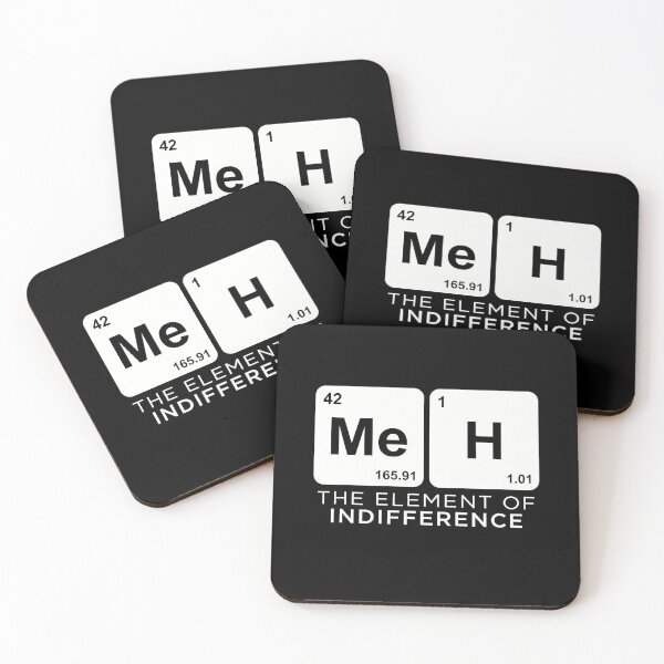 Item preview, Meh The Element Of Indifference Science Humor designed and sold by Antdoodle.
